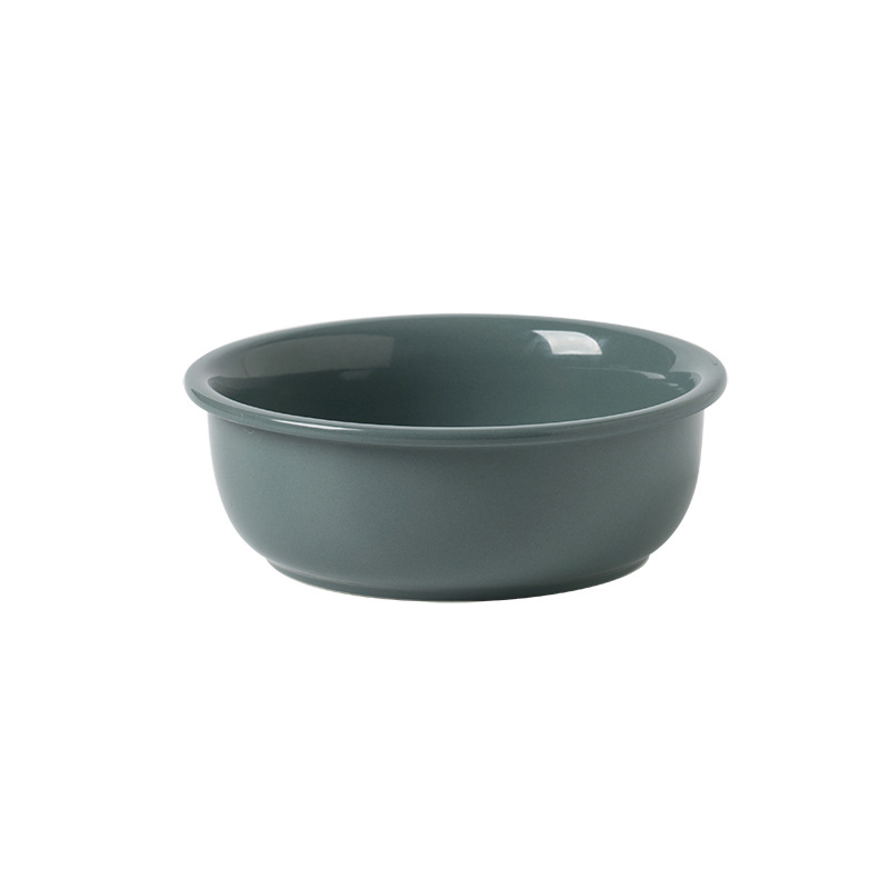 Pet bowl dog bowl cat Pet Ceramic Bowl Green White Ceramic Cat Bowl With Stand 