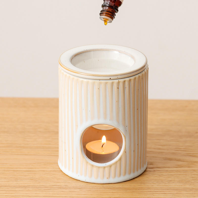 Aroma Fragrance Candle Holder Ceramic Essential Oil Burner Wax Melt Warmer Ceramic Incense Burner