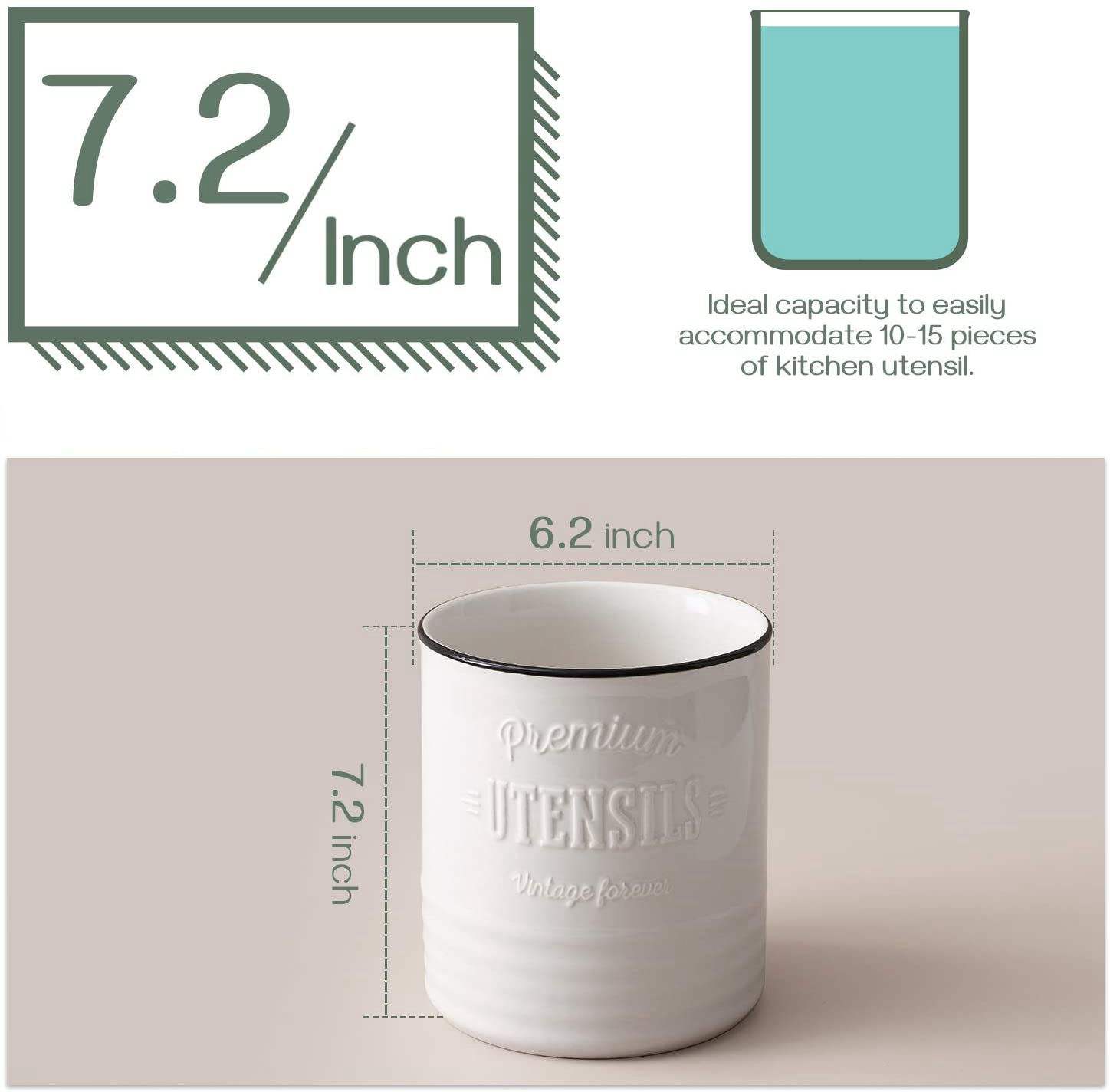 Hot Selling House Kitchen Ceramic White Embossed Chopstick Spoon Cutlery Utensil Holder for Restaurant