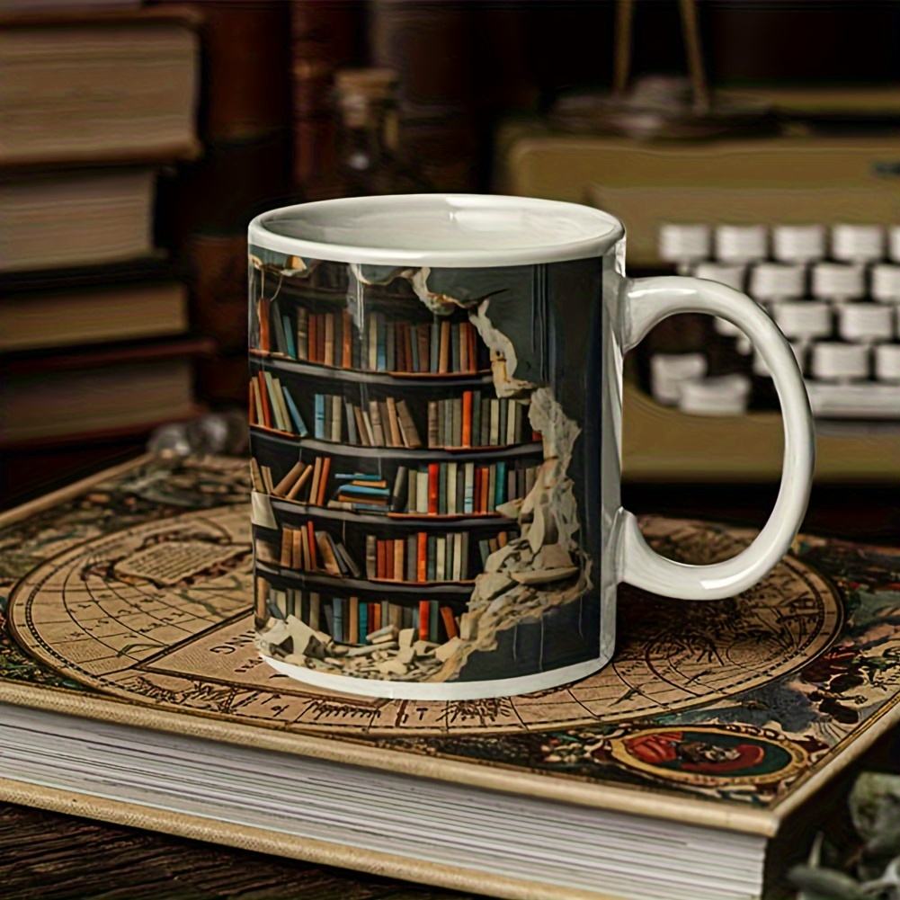 Customized 3D Mug Design Service Milk Breakfast Couple Big Mug Cute Designs for Ceramic Mug Porcelain Cups