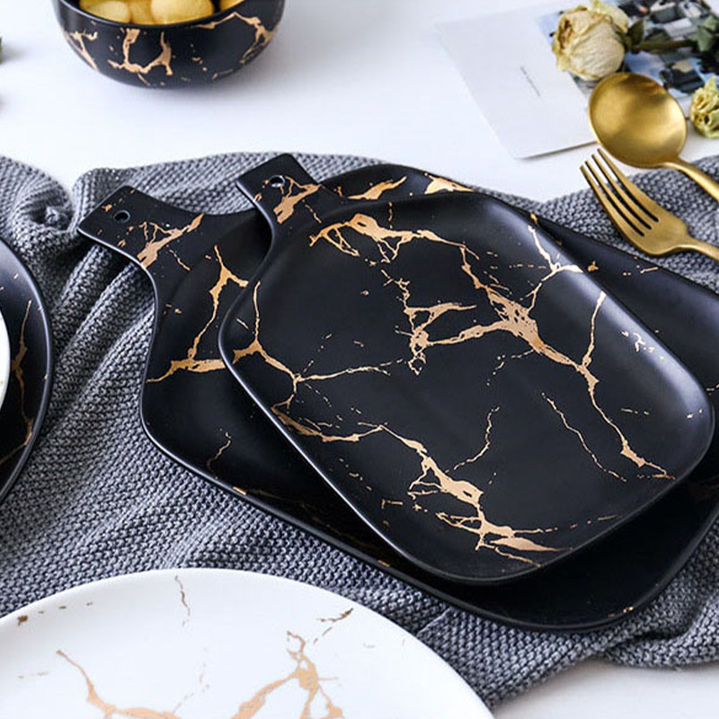 Popular Wedding Tableware Sets nordic plate Plate Bowl Cup Ceramic Dinner Set Dinnerware