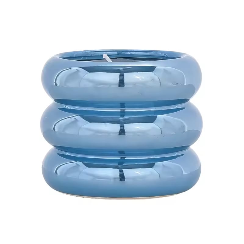 Ceramic Luxury Pillar Candles Making Kit Wax Jars Vessels Candle Box Packaging Empty Candle Jar