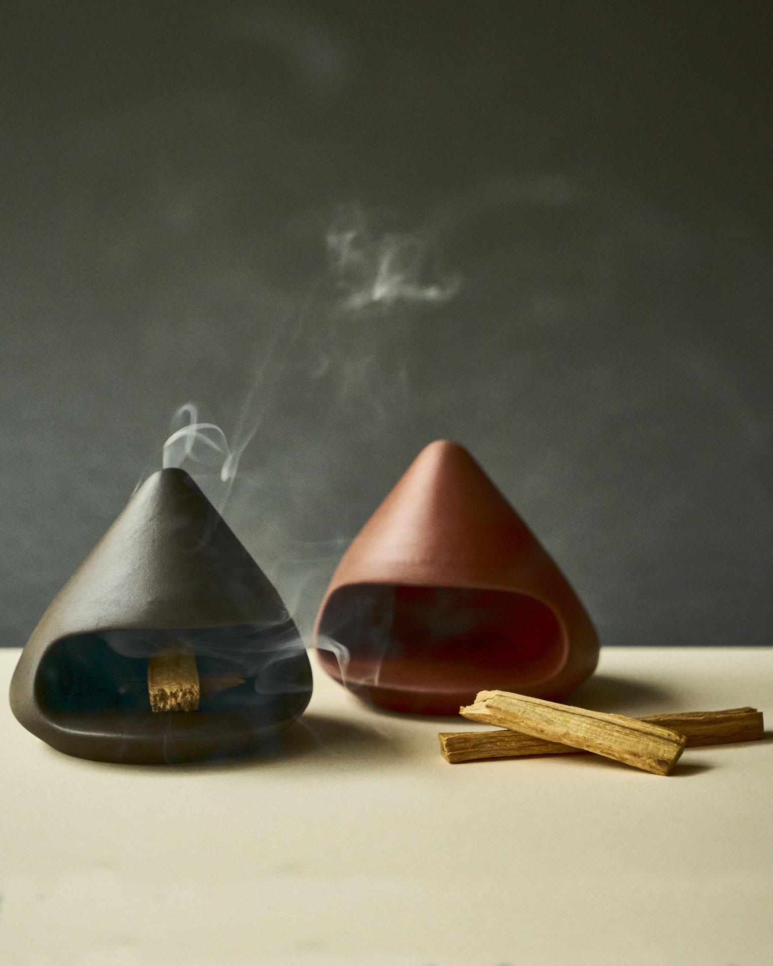 Ceramic Incense Bowl 2024 New Sage Ceramic Palo Santo Burner Wood Holder Customized for Incense