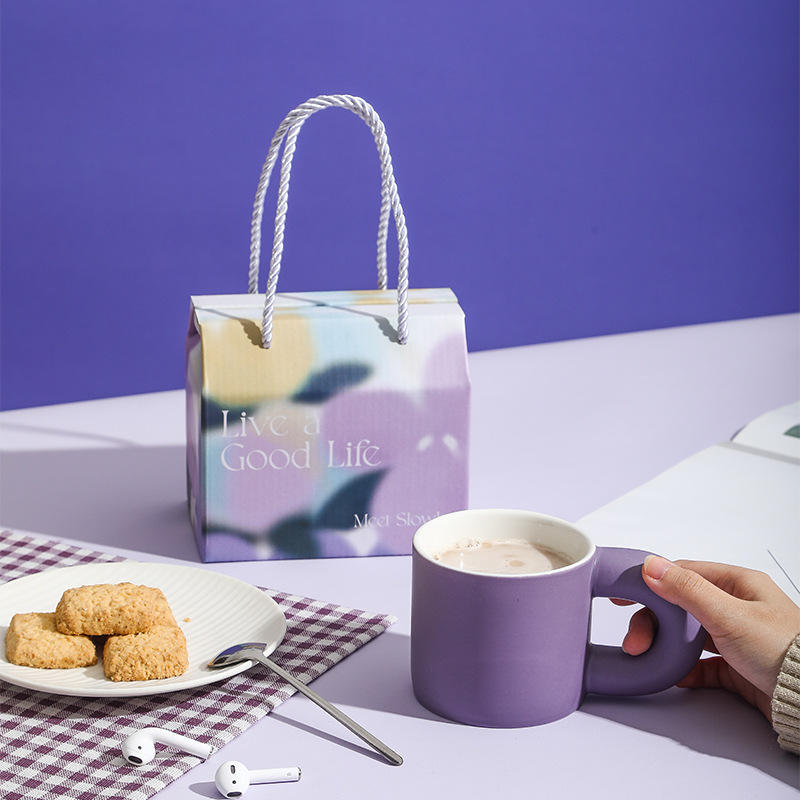 Hot Sale Gift Porcelain Mug Ceramic Cup Handle Ceramic Coffee Cup Mug