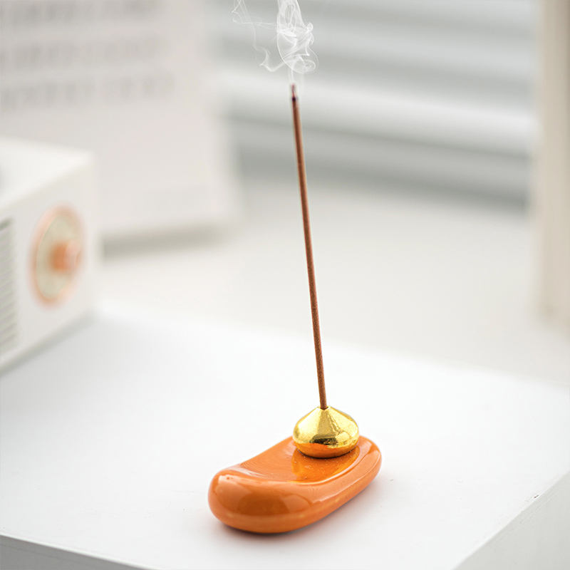 High Quality Simple Home Decoration Ceramic Incense Burner Incense Stick Burner Mini Incense Burner