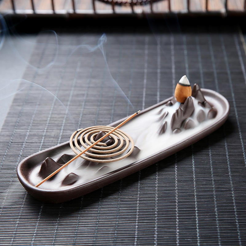 Incense Cone Burner Waterfall Burner New Design Incense Hanging Custom Ceramic Incense Burner