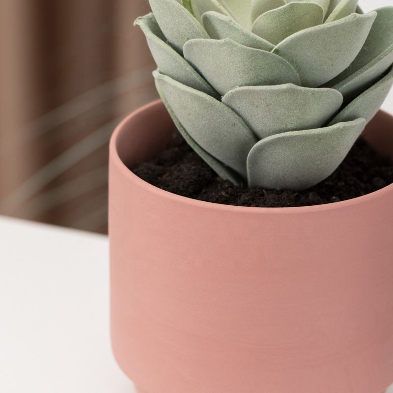 Nordic Round Ceramic Decorative Indoor Table Top Flower Pot Creative Succulent Pots