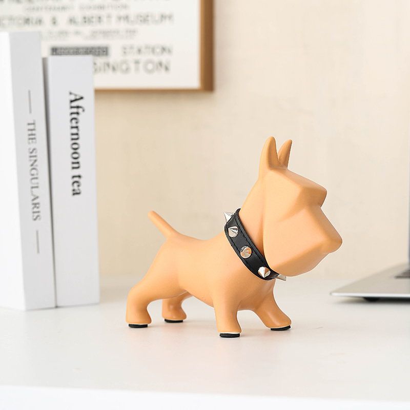 Ceramic Ornament Creative Home Ceramic Ornamenton Cute Puppy Office Desktop Decoration Doll Gift
