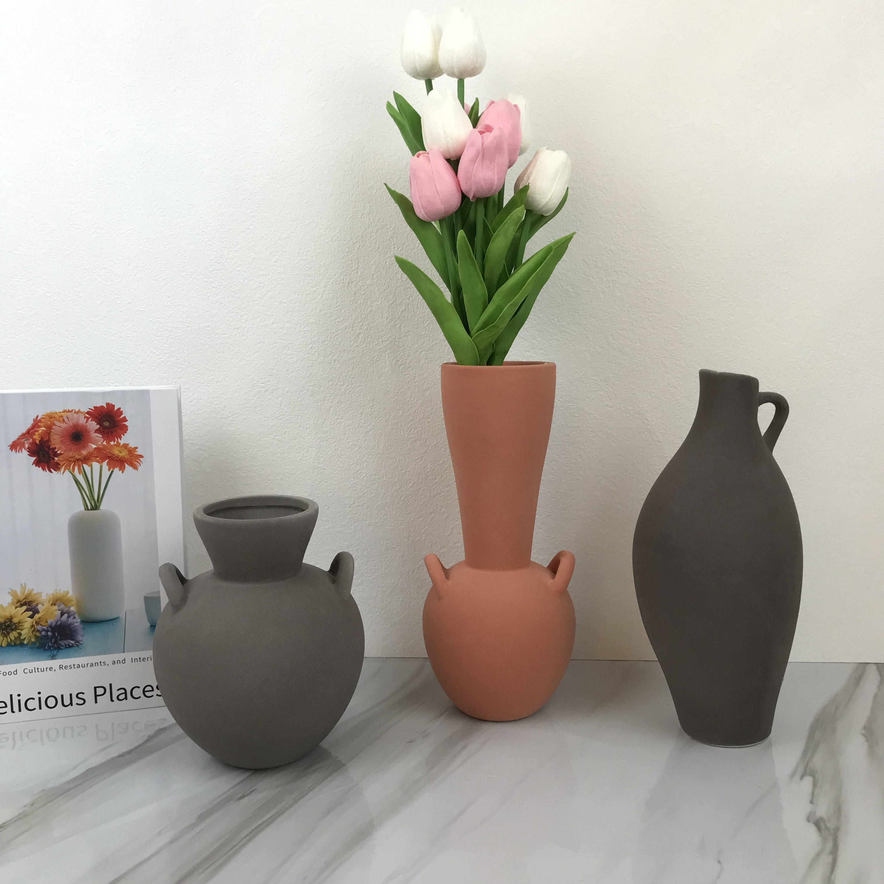 Nordic Ceramic Vases for Home Decor Custom Ceramic Flower Vases