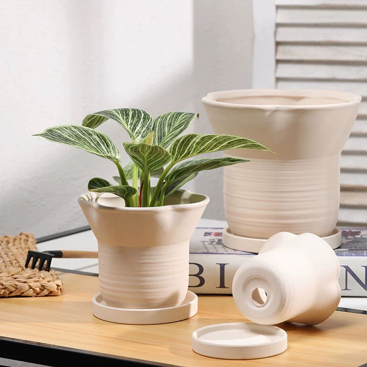 Home Balcony Decor Succulent Planter Pots Modern Garden Decorative Terracotta Flower Pots for Plant
