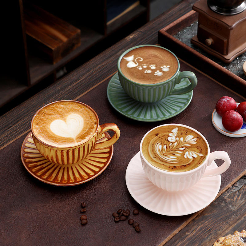 Ceramic Coffee & Tea Sets Elegant and Durable Ceramic Cups for Daily Use
