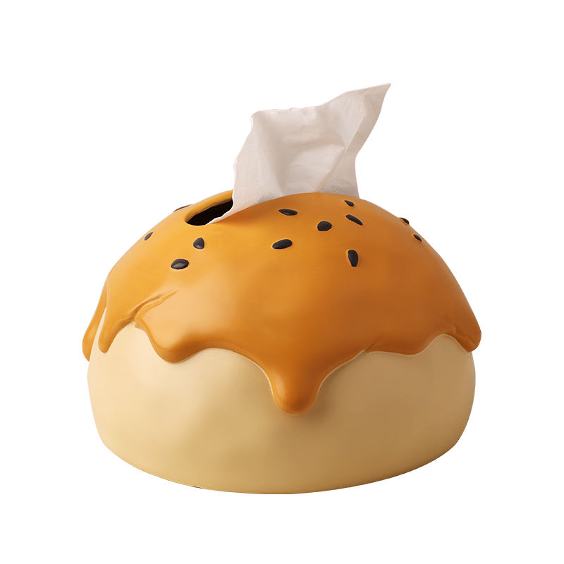 Creative Cartoon Egg Yolk Crisp Tissue Box Bedroom Bedside Decoration Ornaments