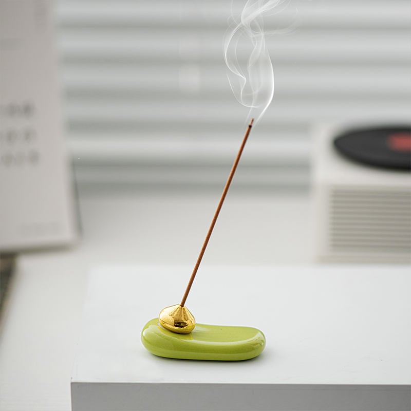 High Quality Simple Home Decoration Ceramic Incense Burner Incense Stick Burner Mini Incense Burner