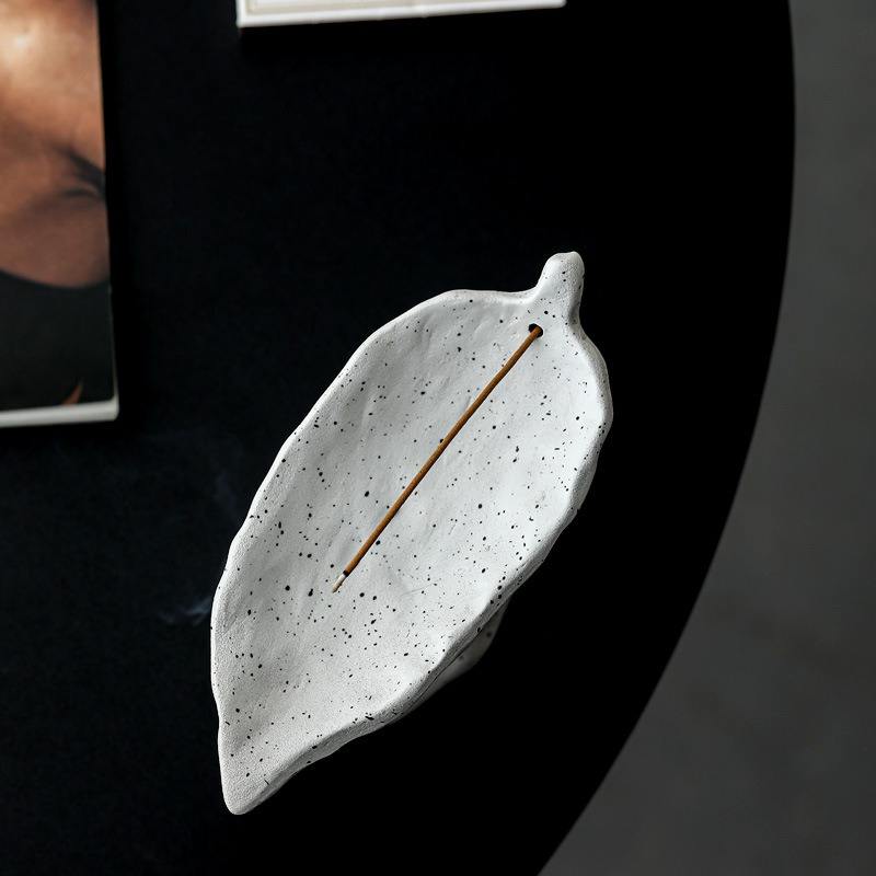 Ginawang Kamay na Ceramic na Pang-Insenso para sa White Sage Palo Santo at Banal na Aromaterapiya na Diffuser ng Insenso