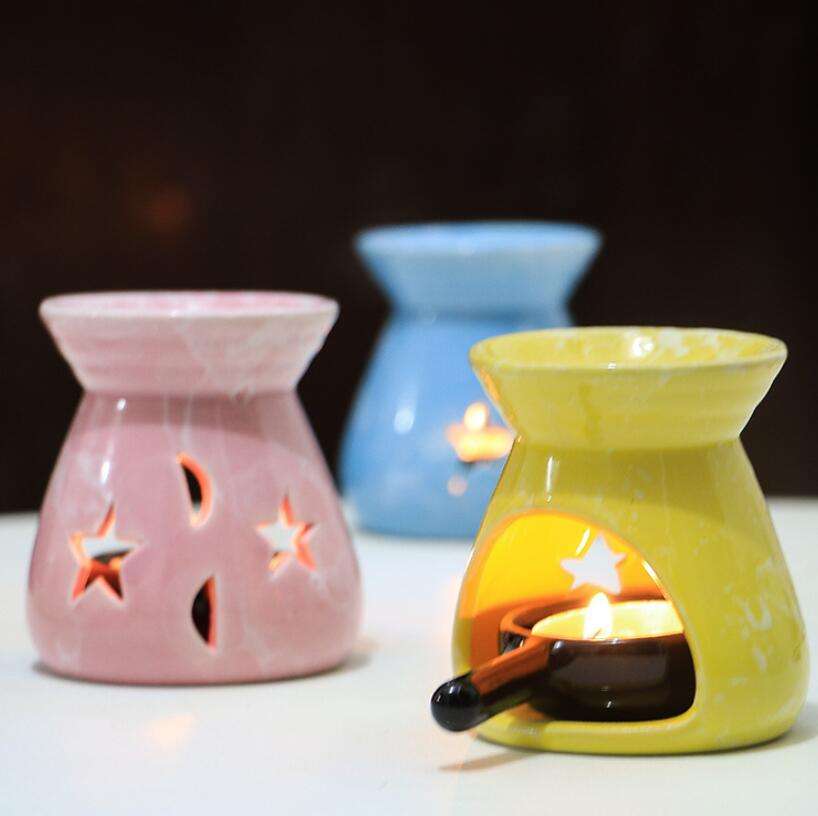 Indoor Table Ceramic Essential Oil burner Cute Bird Candle Wax burner