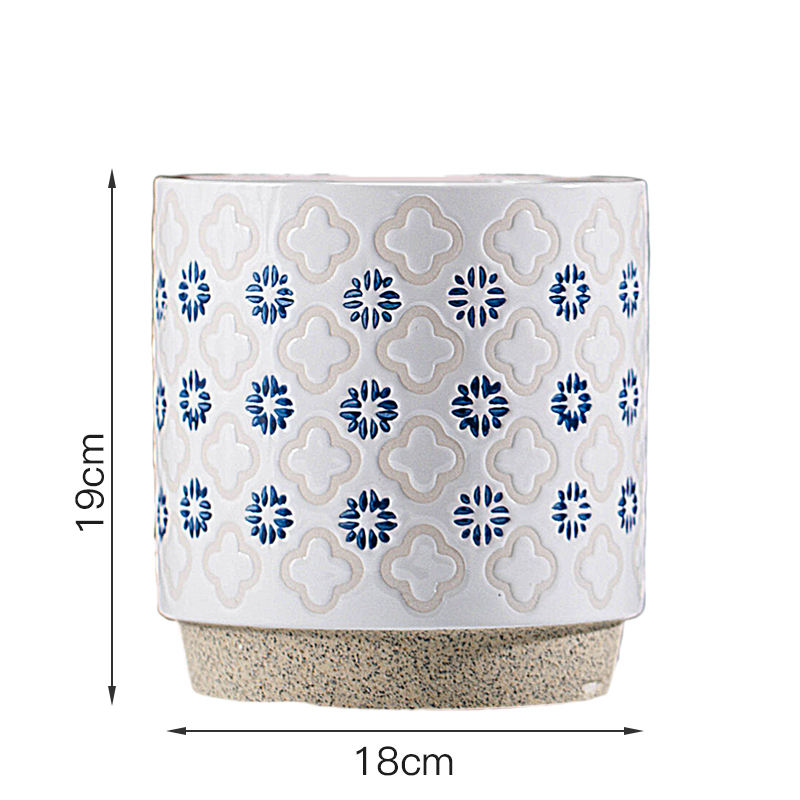 Hot Selling Home Garden Decor Indoor Outdoor Succulent Flower Green Plant Pots Ceramic Pots Planter