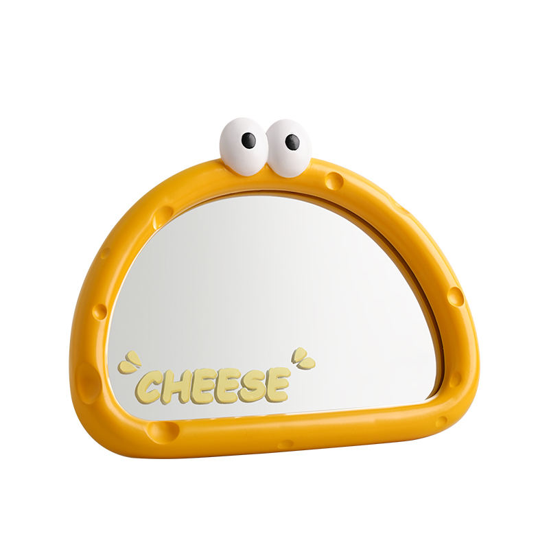 Beauty Creative Cute Cartoon Simple Bedroom Desktop Dresser Can Stand Home Girls Dormitory Desktop Mirror