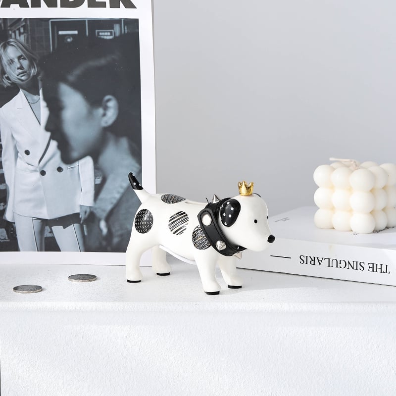 Ceramic Dog Home Decor Ceramic Money Bank  Hand-painted Dog Home Decor Ceramic Dog Living Room Ceramic Decoration