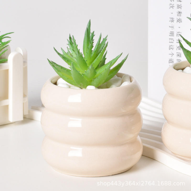 Bulk Indoor Small Ceramic Succulent Planters Bonsai Pot Ceramic Flower Pots