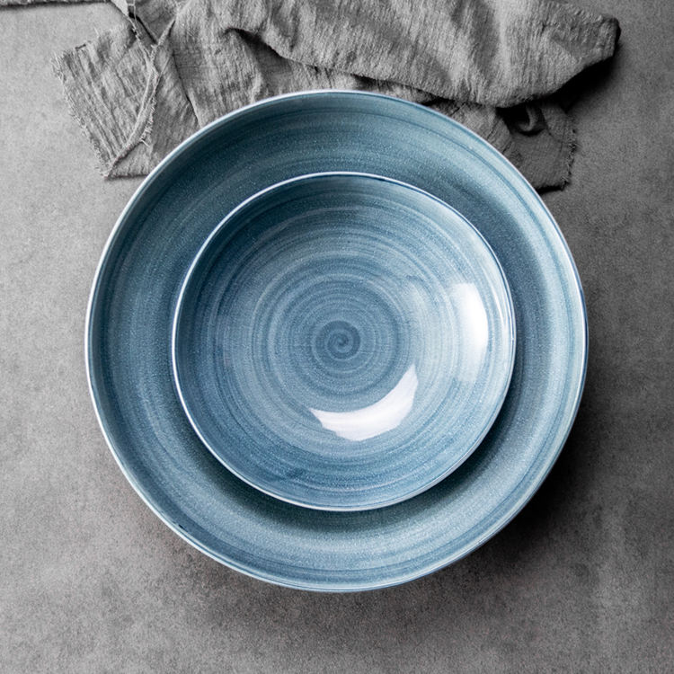 Selling Ceramic by Wholesale Chaozhou Ceramic Factory Restaurant Dinnerware Ready Stocks Porcelain Dinnerware Set Catering Plate