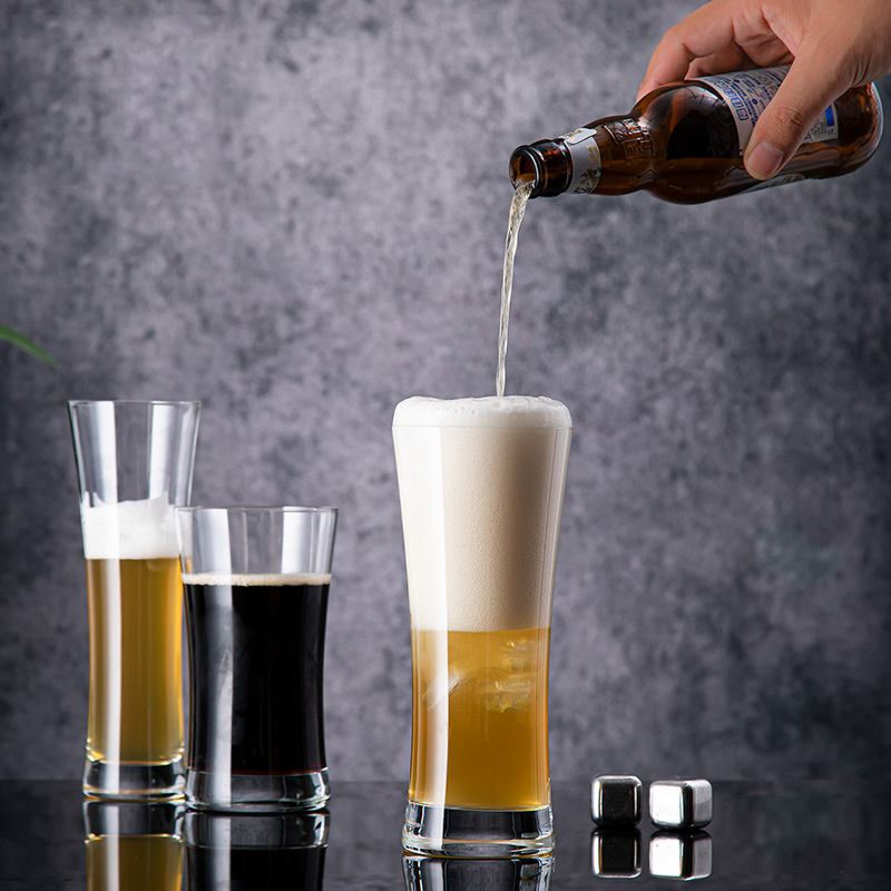 Round Pilsner Glasses Highball Craft Beer Glass Bierglas Drinking Wheat Beer Glass Cups