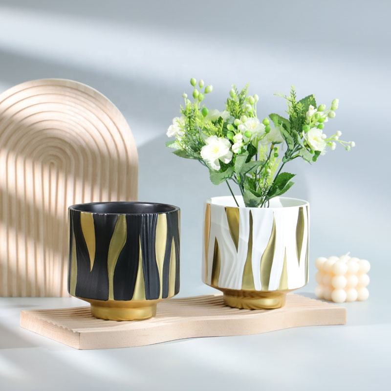 Nordic Modern Factory Supply Flower Planter Pots for Indoor Outdoor Garden Large Planting Pot Decoration