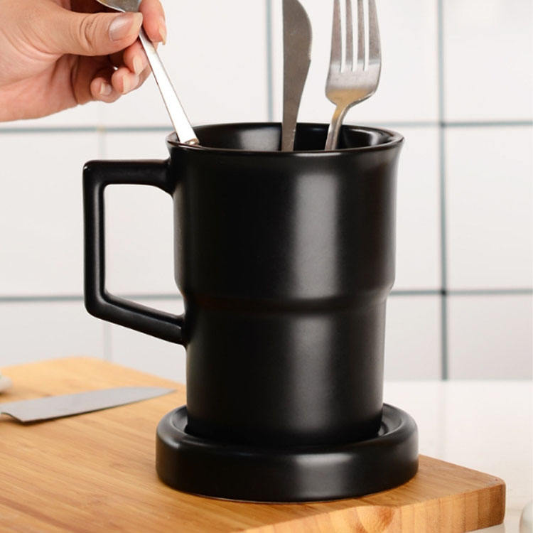 Kitchen Creative Storage Chopstick Rest Draining Chopstick Cage Chopsticks Cutlery Holder Ceramic Utensil Holder