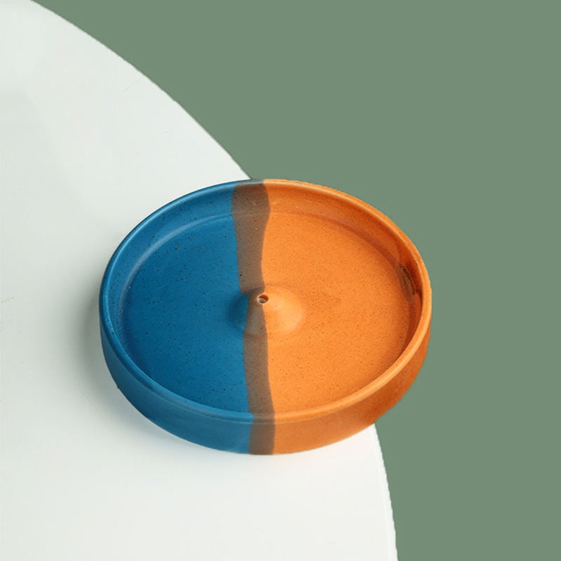 Modern Ceramic Incense Holder Handcraft Ash Catcher Ceramic Palo Santo Holder Incense Burner
