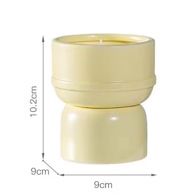 Custom Empty Ceramic Candle Container Elegant Candle Vessels & Jars for Holders & Lanterns Wholesale 