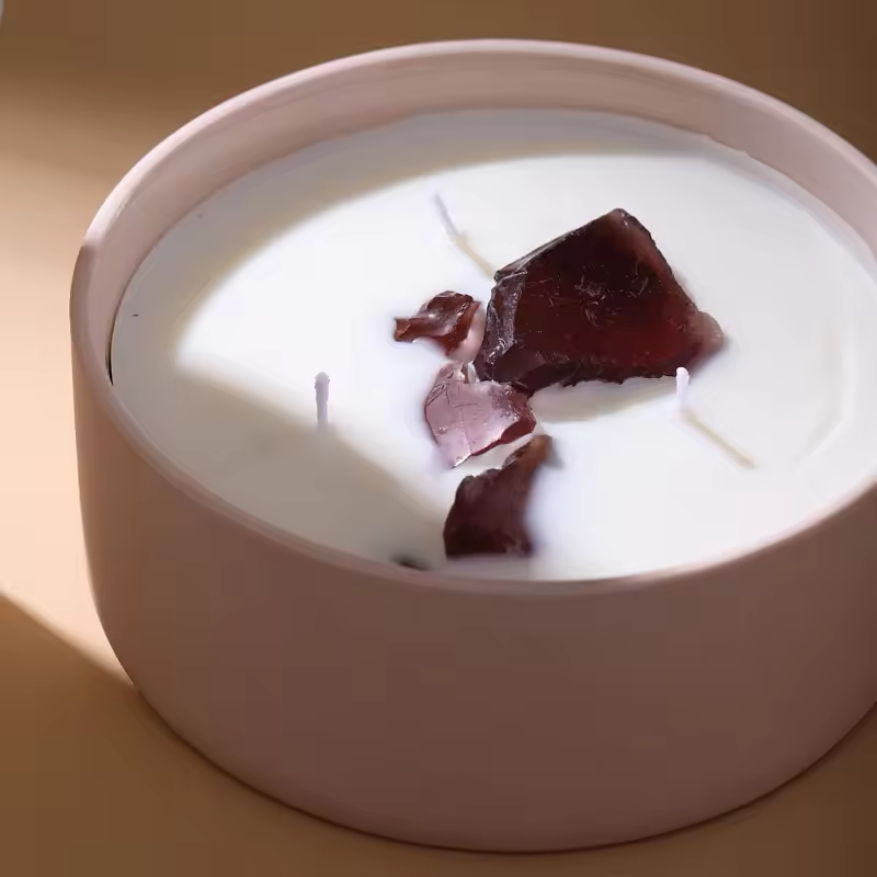 Pots de bougies parfumées à la cire de noix de coco avec logo personnalisé pour chambre à coucher Maison pour vacances Pâques & Ramadan pour bars