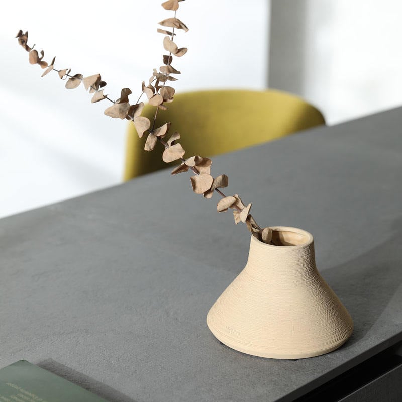 Modern Brushed Colorful Ceramic Vase Simple Home Decorations Living Room TV Cabinet Pieces Vase Ornaments