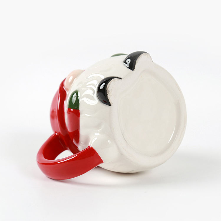 Recommend Christmas Decoration Santa Claus Ceramic Mug Milk Mug for Christmas Home Decoration
