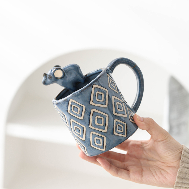 Ceramic Mugs High Value Niche Cute Drinking Mugs Tea Cups Coffee Cups Gift Mugs