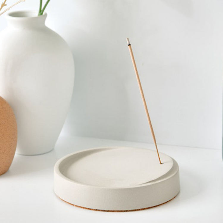 Sage Incense New Candle Decoration Stick Holder Ceramic  for Home Decoration Customizable Coriander