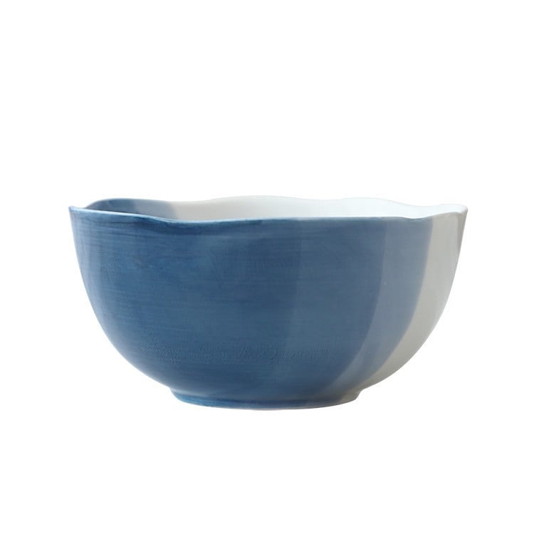 Díoltóireacht Stíl Searbhanseach Nórdach Soiléir Fo-Ghlacadh 5 Inch Porcelán Ramen Bowl don Chúinne Baile