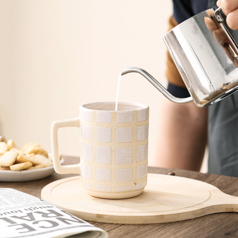 Water Mug Mug Couple Simple Premium Feeling Light Luxury Home Sideboard Decoration Ceramic