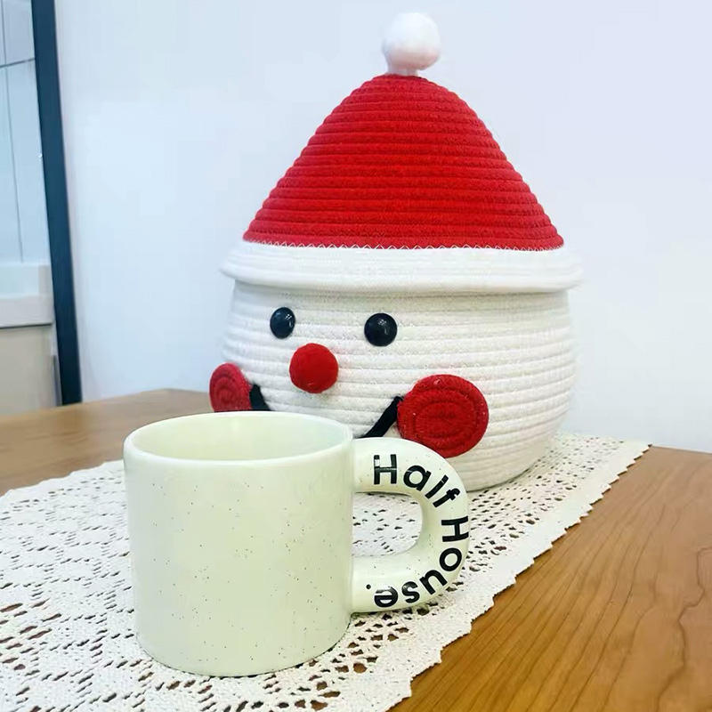 Custom Large Handle Ceramic Cup Coffee Cup Available for Office Family Gatherings