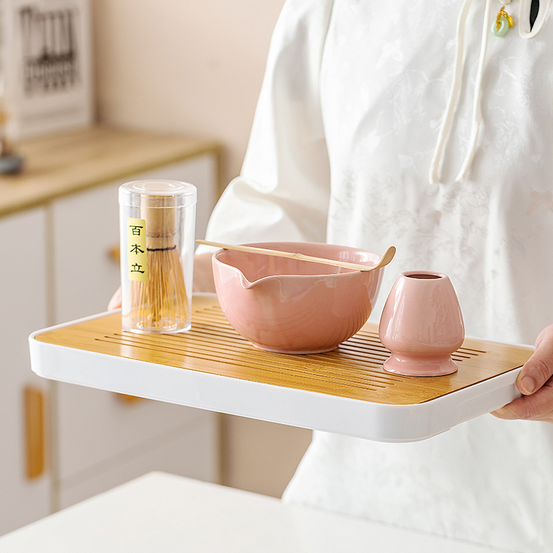 Matcha Bowl Set Japanese Type Matcha Song Dynasty Tea Ordering Tools Ceramic Tea Bowl Tea Cup Stirrer Matcha Brush Tea Brush