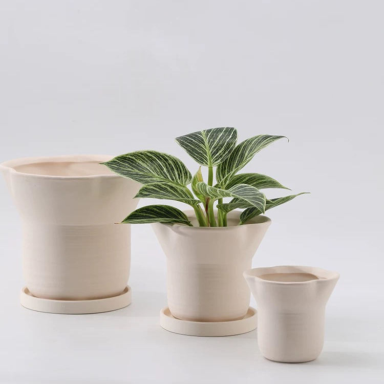Home Balcony Decor Succulent Planter Pots Modern Garden Decorative Terracotta Flower Pots for Plant