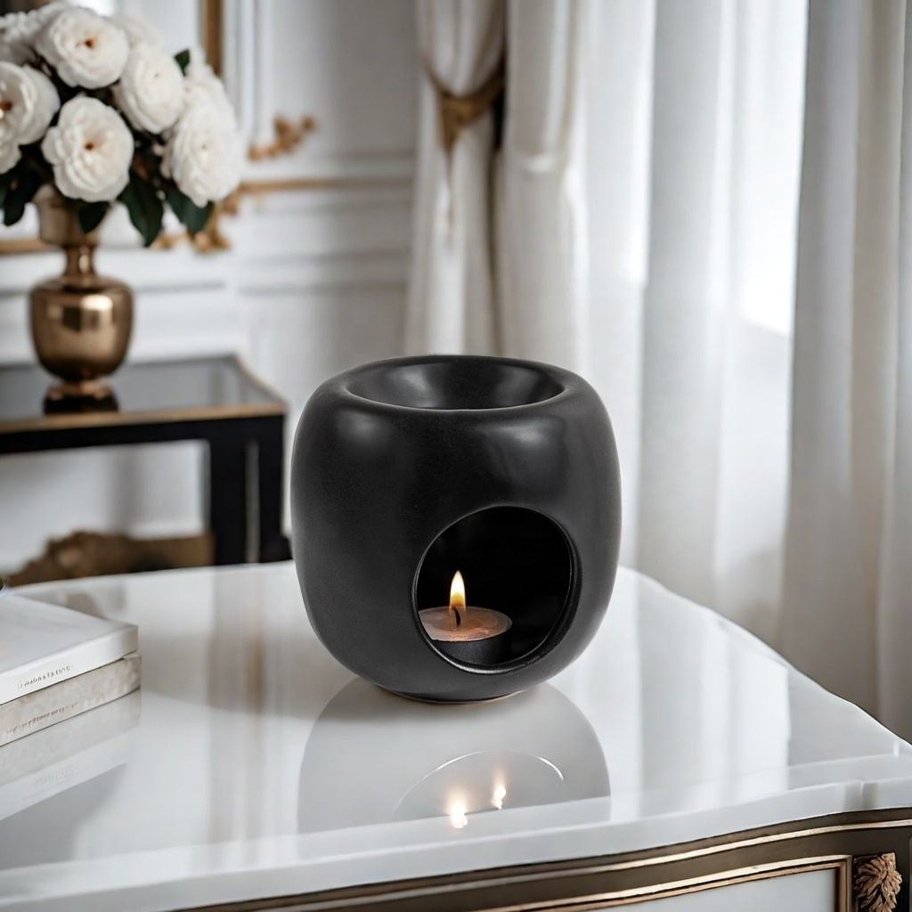 Christmas Housewarming Gift Home Decor Ceramic Incense Aroma Diffuser Essential Oil Burner Wax Melt Burner