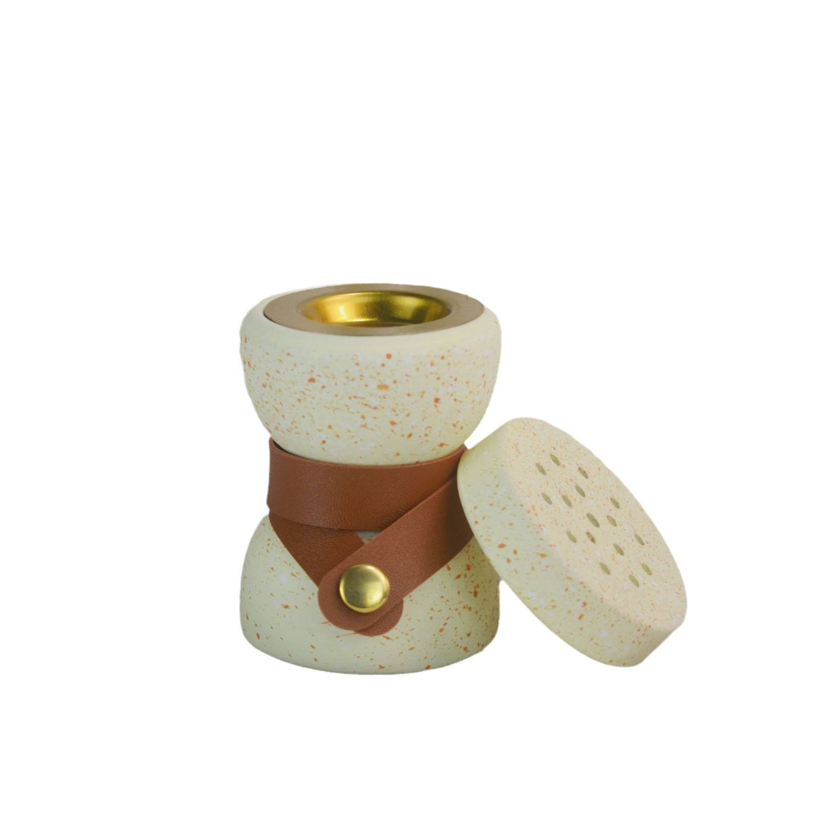 Modern Minimalist Ceramic Incense burner European Style Home Decoration Ornaments Desktop Decoration Handheld Aromatherapy Stove