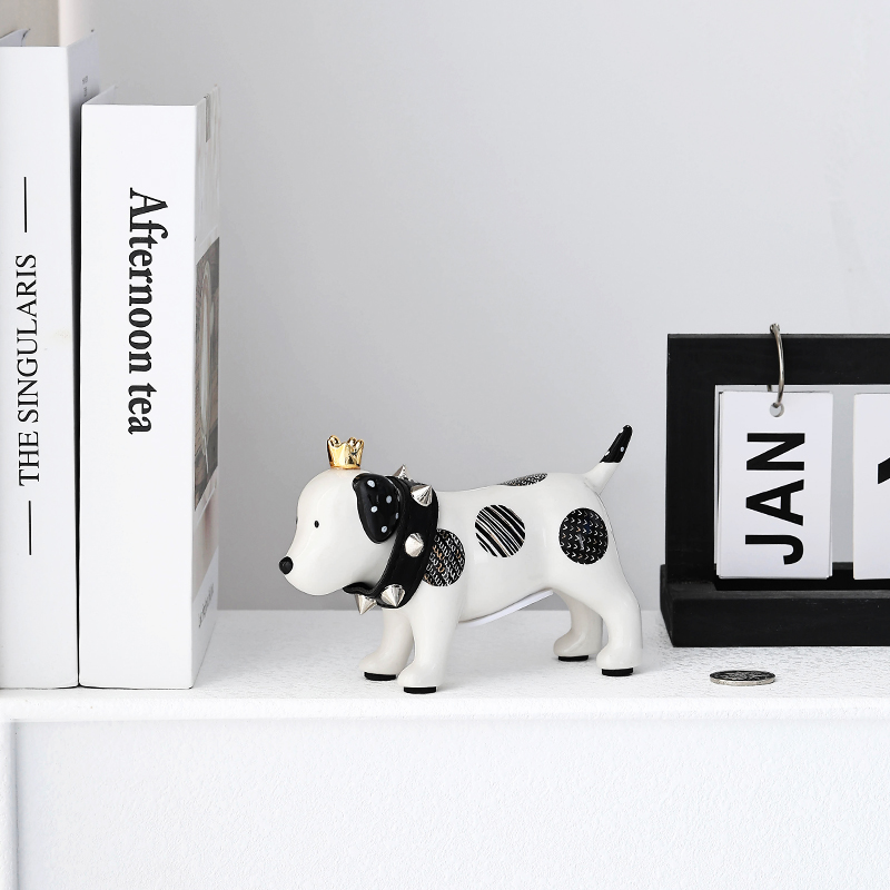 Ceramic Dog Home Decor Ceramic Money Bank  Hand-painted Dog Home Decor Ceramic Dog Living Room Ceramic Decoration