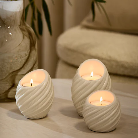 Vaso de Vela Decorativa para Casamento Nórdico Recipiente Único Design Moderno Potes de Vela Cerâmica Vazios