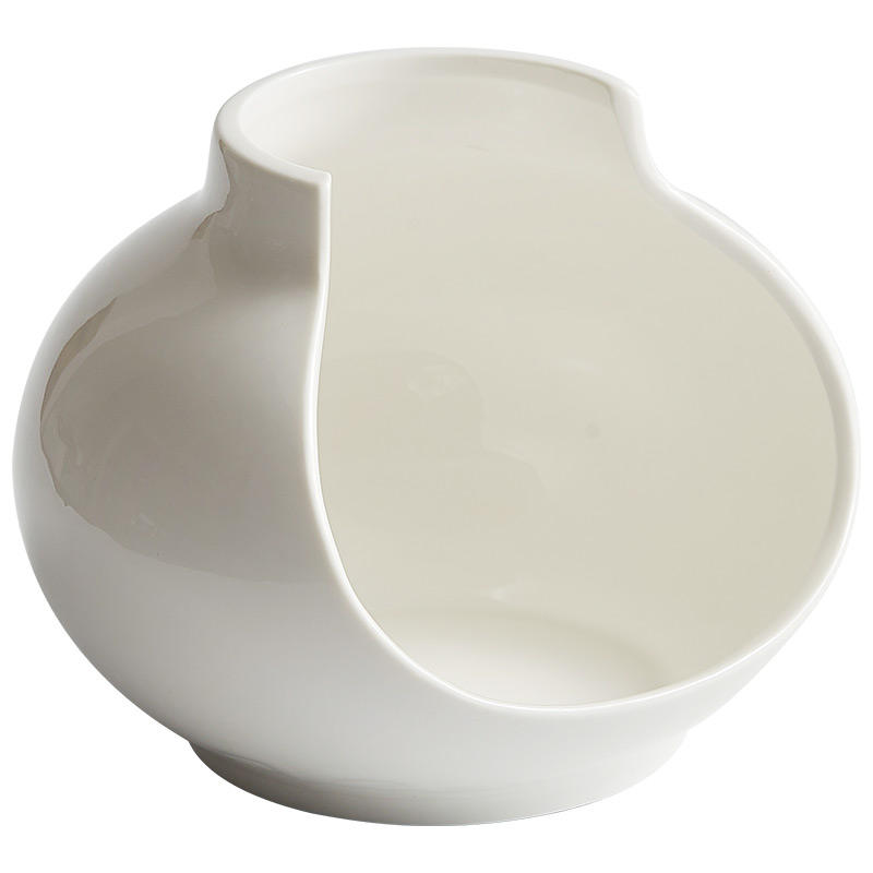 Vase Shaped Ceramic Show Plate Restaurant Hotel Dinnerware Sets Cold Dishes Soup Fruit Salad Sweet Dessert Serving Trays