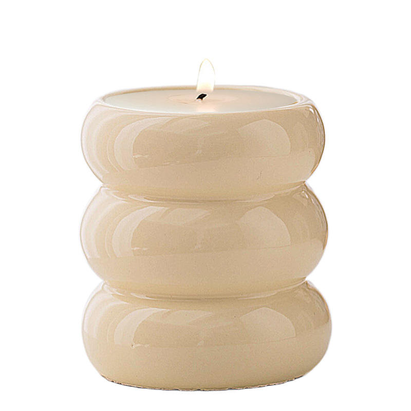 Novelty Custom Aroma Home Decor Eco-Friendly Luxury Ceramic Vessel Soy Wax Scented Candles