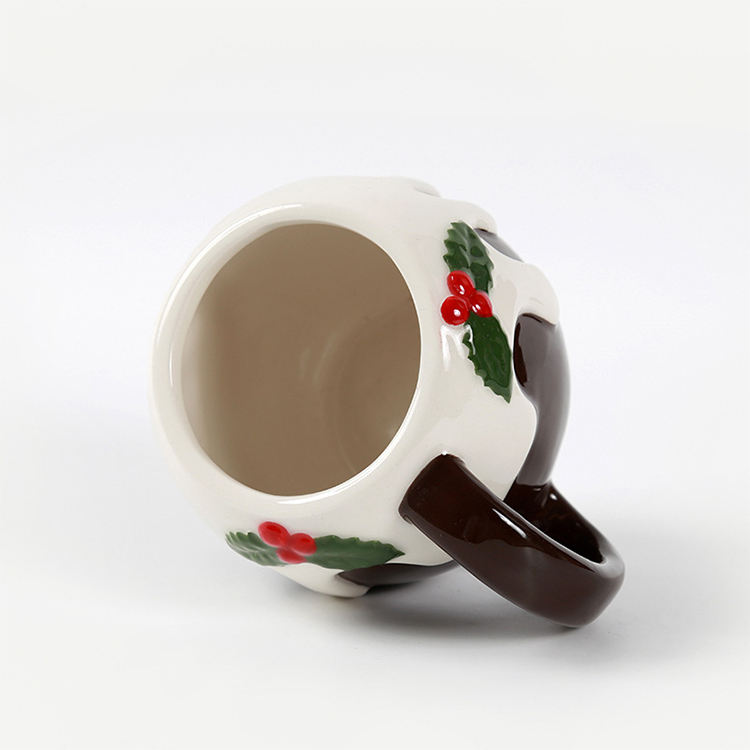 Favourite Christmas Decoration Christmas Snowman Ceramic Mug Milk Mug for Christmas Home Decoration