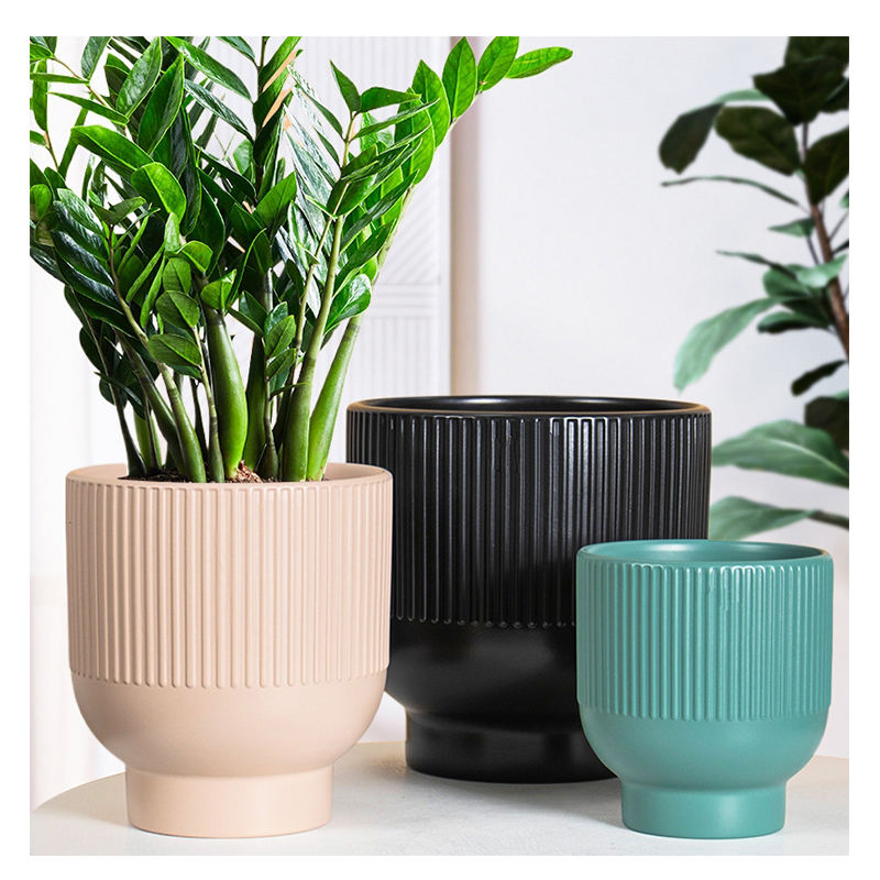 High Quality Garden Plant Flowerpot Wholesale Indoor Outdoor Modern Home Decorative Ceramic Planters Pots Flower Pot