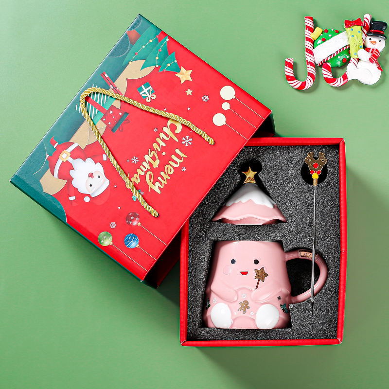 Christmas Gifts for Kids Hot Sell Christmas Ceramic Coffee Mug Custom Santa Mugs for Kids