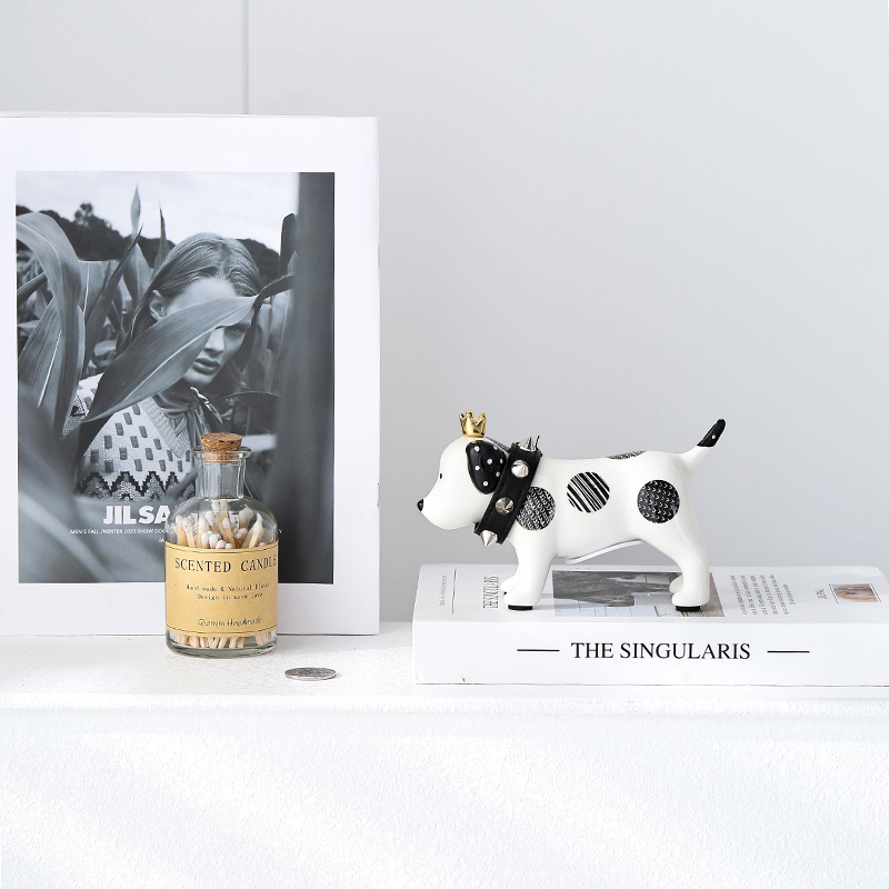 Ceramic Dog Home Decor Ceramic Money Bank  Hand-painted Dog Home Decor Ceramic Dog Living Room Ceramic Decoration