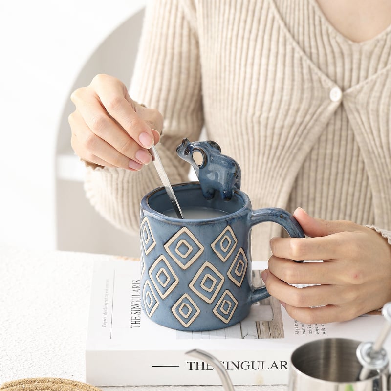 Ceramic Mugs High Value Niche Cute Drinking Mugs Tea Cups Coffee Cups Gift Mugs